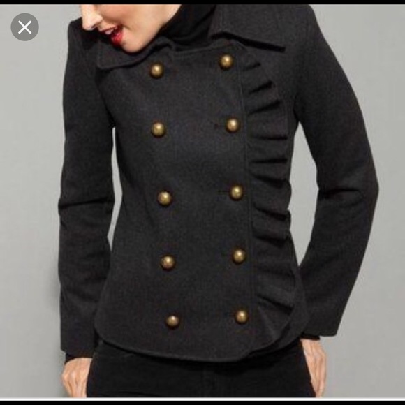 Dkny Jackets & Blazers - DKNY -NWOT Adorable double breasted wool blend jacket size 12.